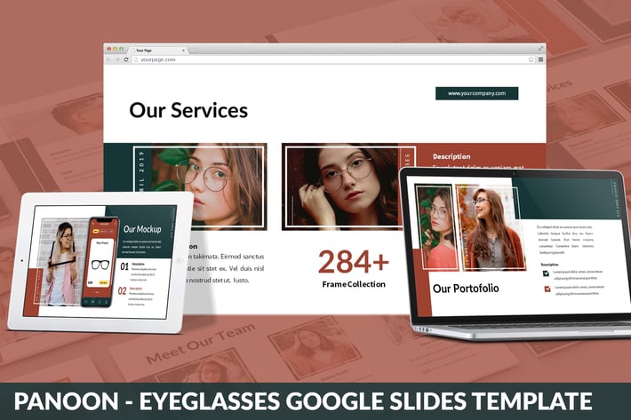 Panoon - Eyeglasses Google Slides Template