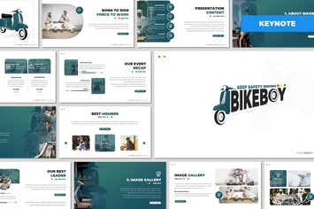 BIkeboy - Automotive Keynote Template