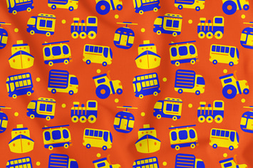 Transportation Seamless Pattern Vol. 1