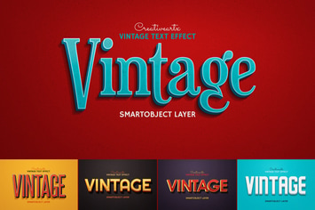 Vintage Retro Text Effects