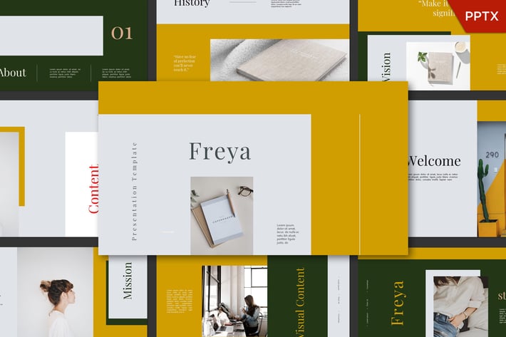  freya  Powerpoint Template