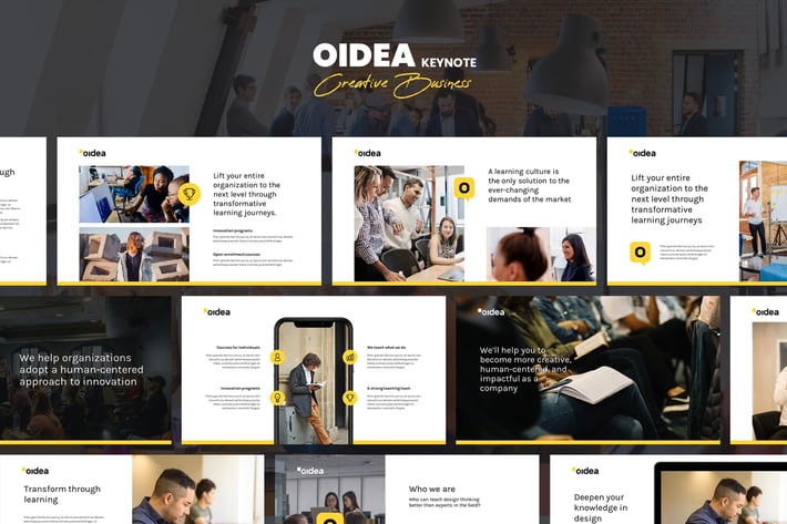 OIDEA - Creative Studio Keynote Template