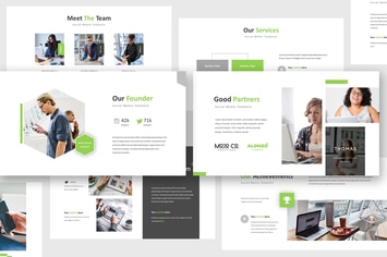 Social Media Powerpoint Template