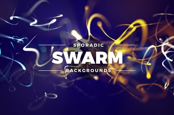 Sporadic Abstract Swarm Backgrounds