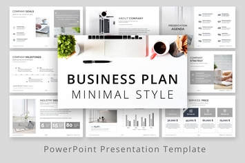 Minimal Style Business Plan Presentation