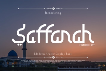Saffanah – A Modern Arabic Display Font