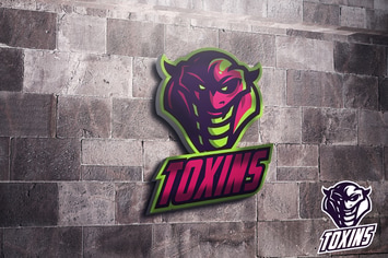 Viper Toxin Mascot Esports Logo