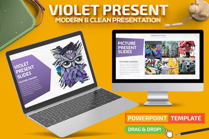 Violet Powerpoint Presentation