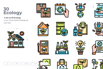 30 Ecology Icons
