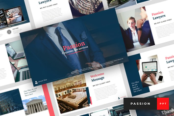 Passion - Lawyer PowerPoint Template