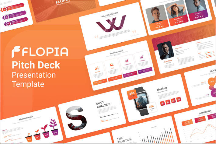 Flopia Pitch Deck Presentation Template