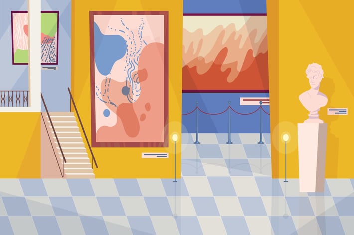 Museum - Illustration Background
