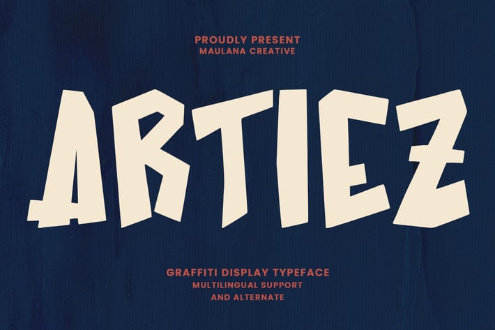 Artiez Graffiti Display Typeface
