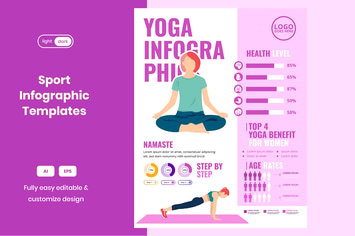 Benefits of Yoga Infographic