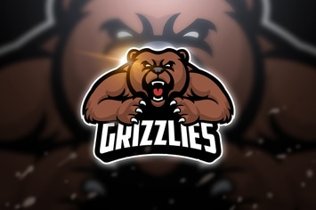 Grizzlies Big - Mascot & Esport Logo