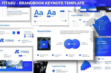 Fitasu - Brandbook Keynote Template