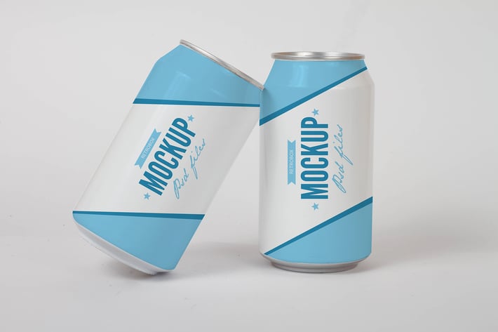 Drink Soda Can Mock Up