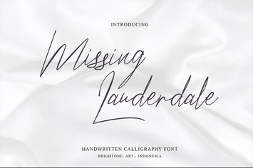 Missing Lauderdale - Handwritten