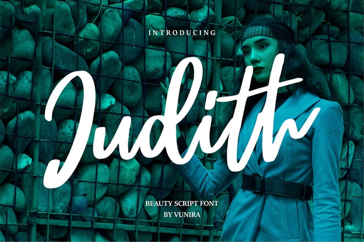 Judith | Beauty Script Font