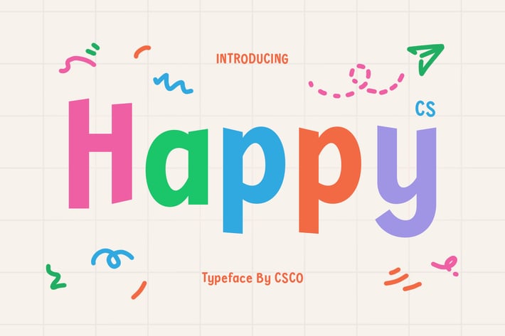  Happy – Fun Font