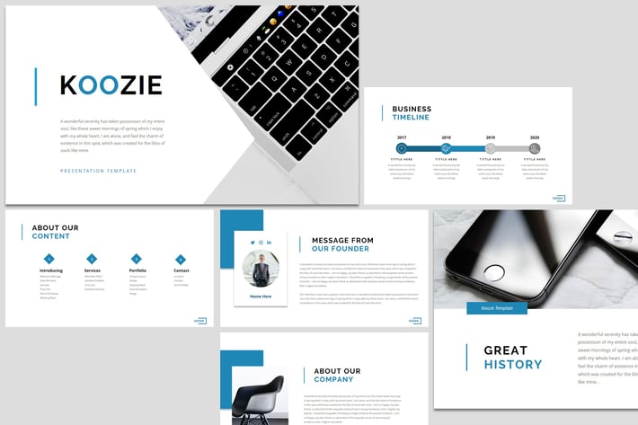 Koozie - Business PowerPoint Template