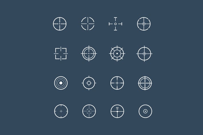 16 Crosshair Icons