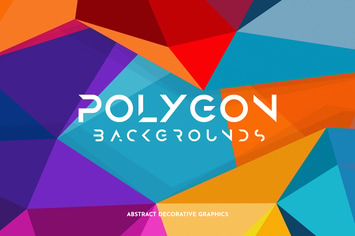 Colorful Polygon Backgrounds
