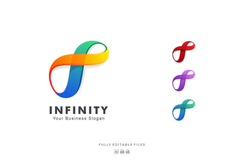 Infinity Gradient Colorful Logo