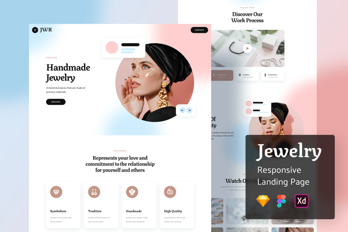 Jewelry Responsive Landing Page