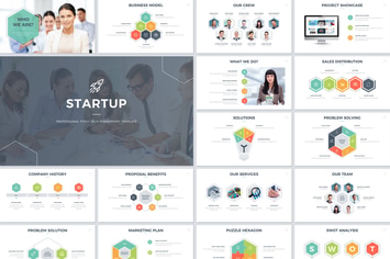 Startup Pitch Deck PowerPoint Template 