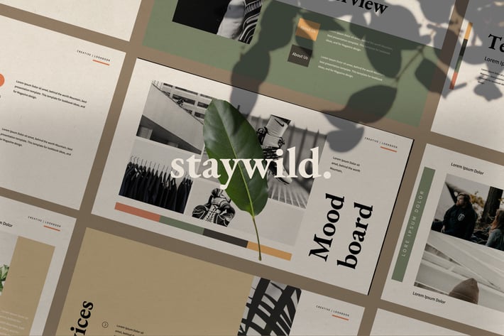 staywild - Creative minimal Powerpoint 