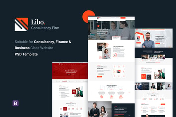  Libo - Consulting Business PSD Template 