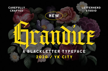 Grandice - Blackletter Typeface