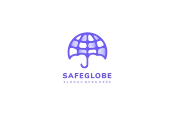 Umbrella Globe Logo