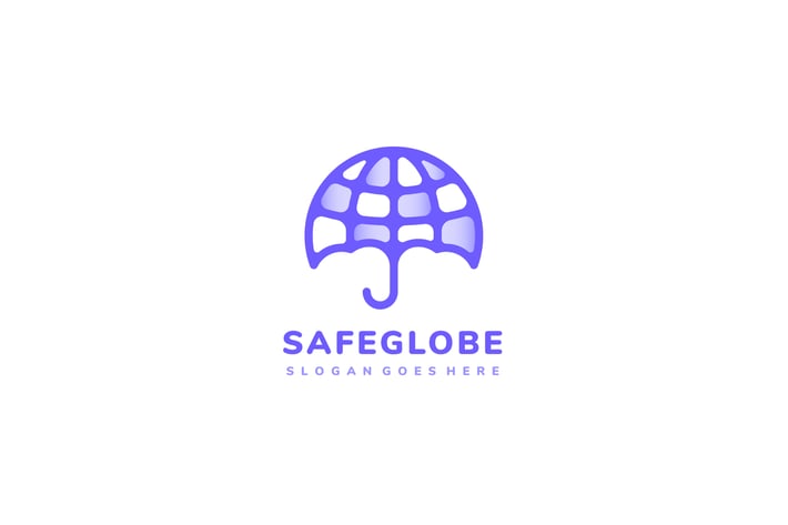 Umbrella Globe Logo