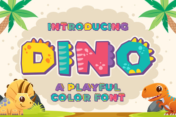 Dino - SVG Color Font