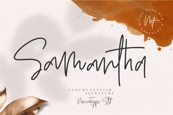 Samantha Signature Business Font