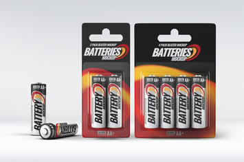 Battery Blister Pack Mock-Up