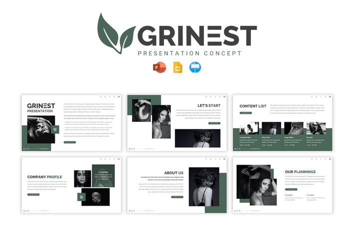 Grinest - Presentation Template