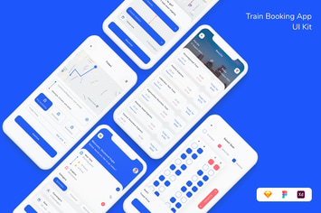 Train Booking App UI Kit