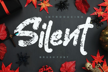 Silent | Decorative Brush Font