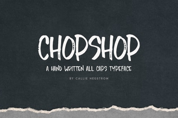 Chopshop Typeface