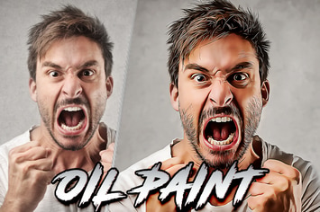 Oil Paint Photoshop Action