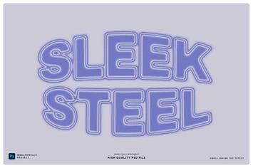 Simple Chrome Text Effect