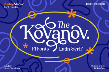 AMR Kovanov - Latin Serif Family