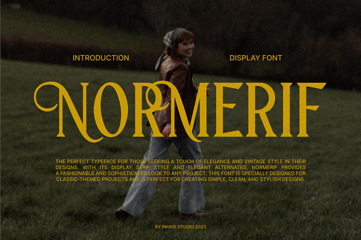 Normerif - Elegant Display Serif