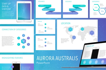 Aurora Australis PowerPoint Template