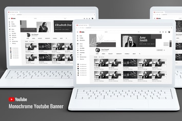 Youtube Channel Art - Monochrome
