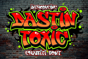 Dastin Toxic - Urban Graffiti Font