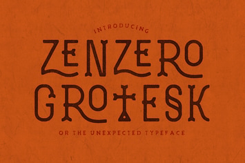 Zenzero Grotesk Typeface